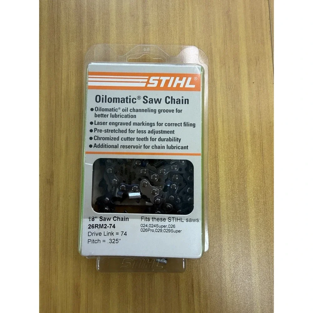 26RM2-74 STIHL NEW CHAINSAW CHAIN SAW 18 in. .325 18 INCH BLADE